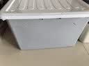 禧天龙塑料衣物收纳箱加厚衣物玩具整理箱大号玫红色 49L1个装 无轮 实拍图