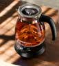 金灶（KAMJOVE） 养生壶煮茶器喷淋式煮茶炉白茶壶黑茶壶办公室家用蒸汽煮茶壶1L 黑色 1L 实拍图