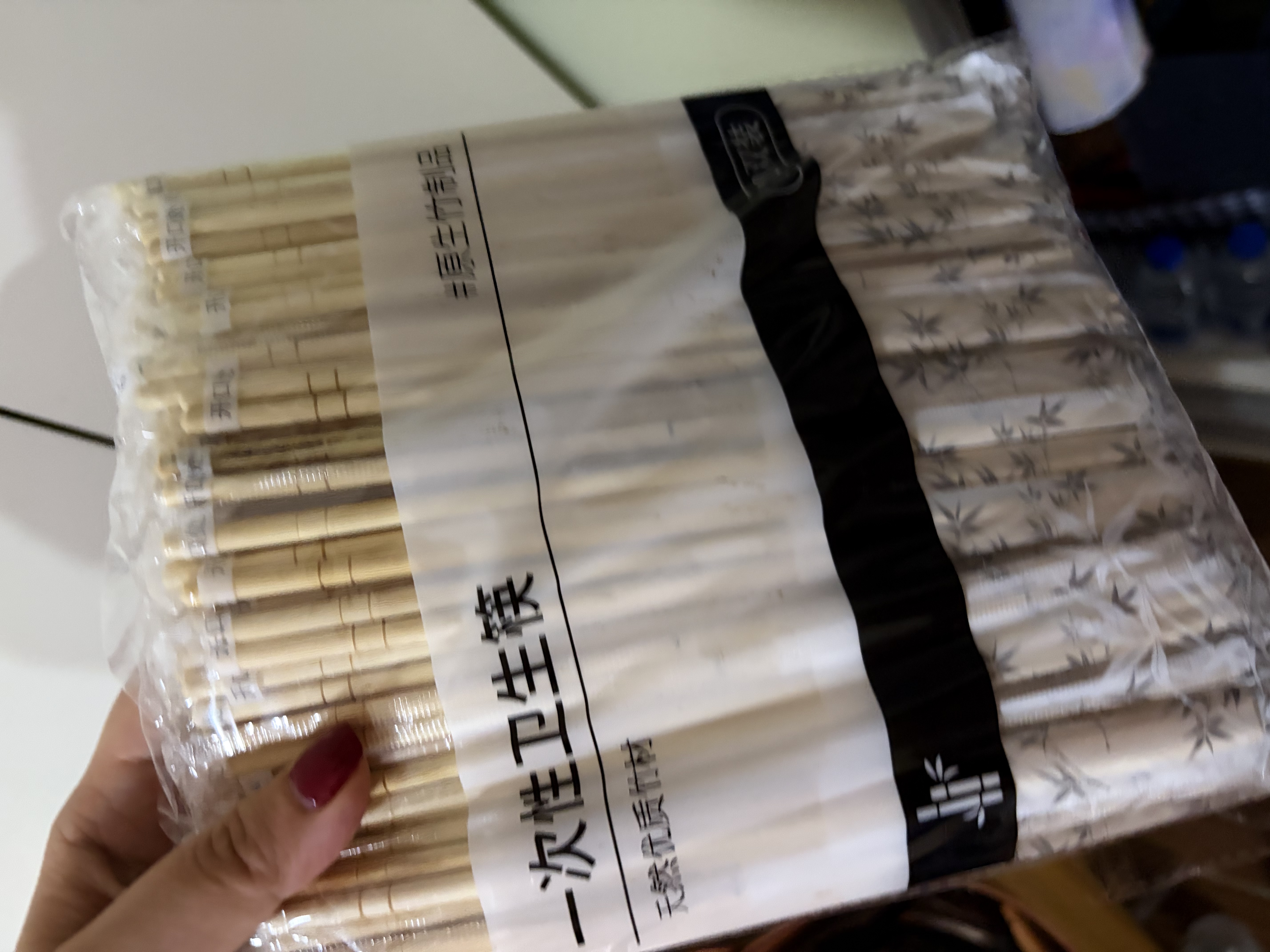 简爱生活一次性筷子100双独立包装家用竹筷方便筷野营快餐方便外卖餐具 实拍图