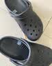 CROCS卡骆驰经典洞洞鞋男鞋一脚蹬女鞋沙滩鞋拖鞋|10001 黑色-001(含智必星) 37 /38(230mm) 实拍图