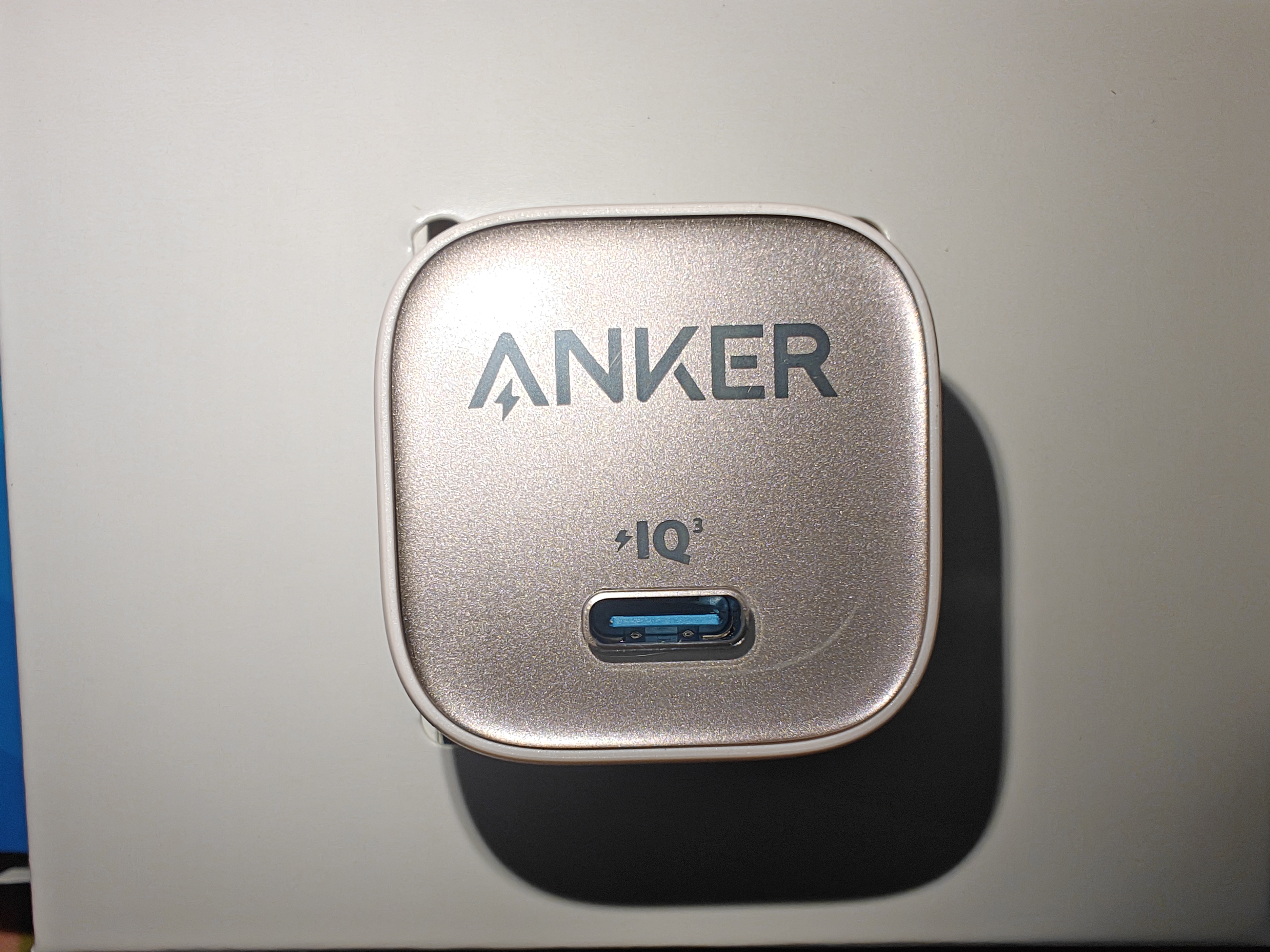 ANKER安克20W冰点充 苹果17充电器type-c快充usb pd氮化镓适用iPhone16promax15/14/13手机iPad插头 粉 实拍图