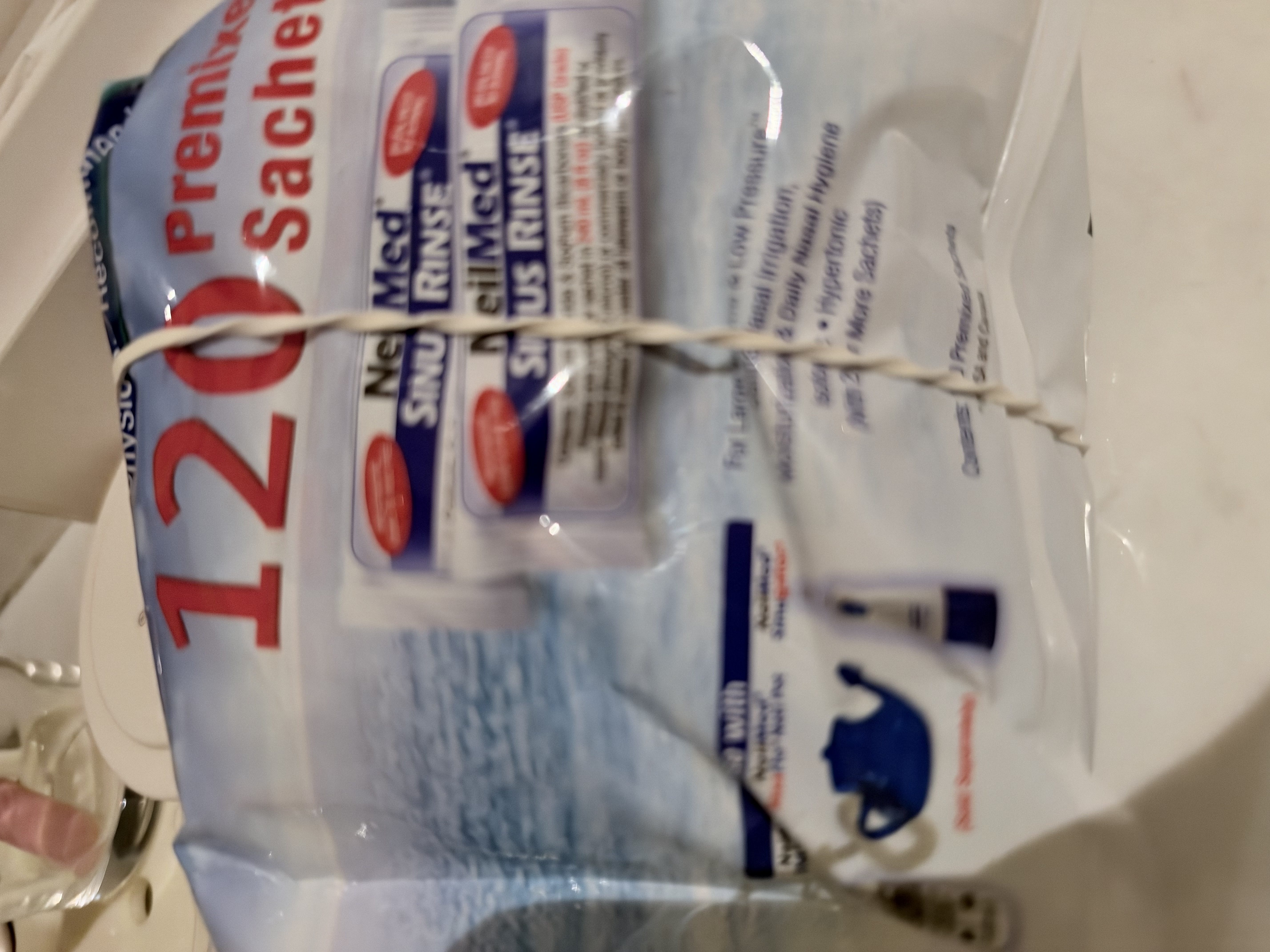 neilmed成人洗鼻盐电动洗鼻器手动洗鼻壶生理盐水专用盐无碘平衡盐洗鼻子 实拍图