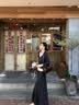 圣保美连衣裙女春秋季2026新款韩系穿搭休闲假两件连帽上衣半身裙子套装 深灰色套装 S 实拍图