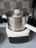 美的（Midea）电煮锅 电蒸锅 分体式小电锅 0涂层不锈钢电煮锅  2-3人家用蒸煮一体多功能锅 2.6L配蒸笼 XZC2071 实拍图