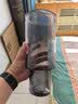 木丁丁木质托玻璃艺术花瓶北欧轻奢简约风高级感木座水养花器礼物 实拍图