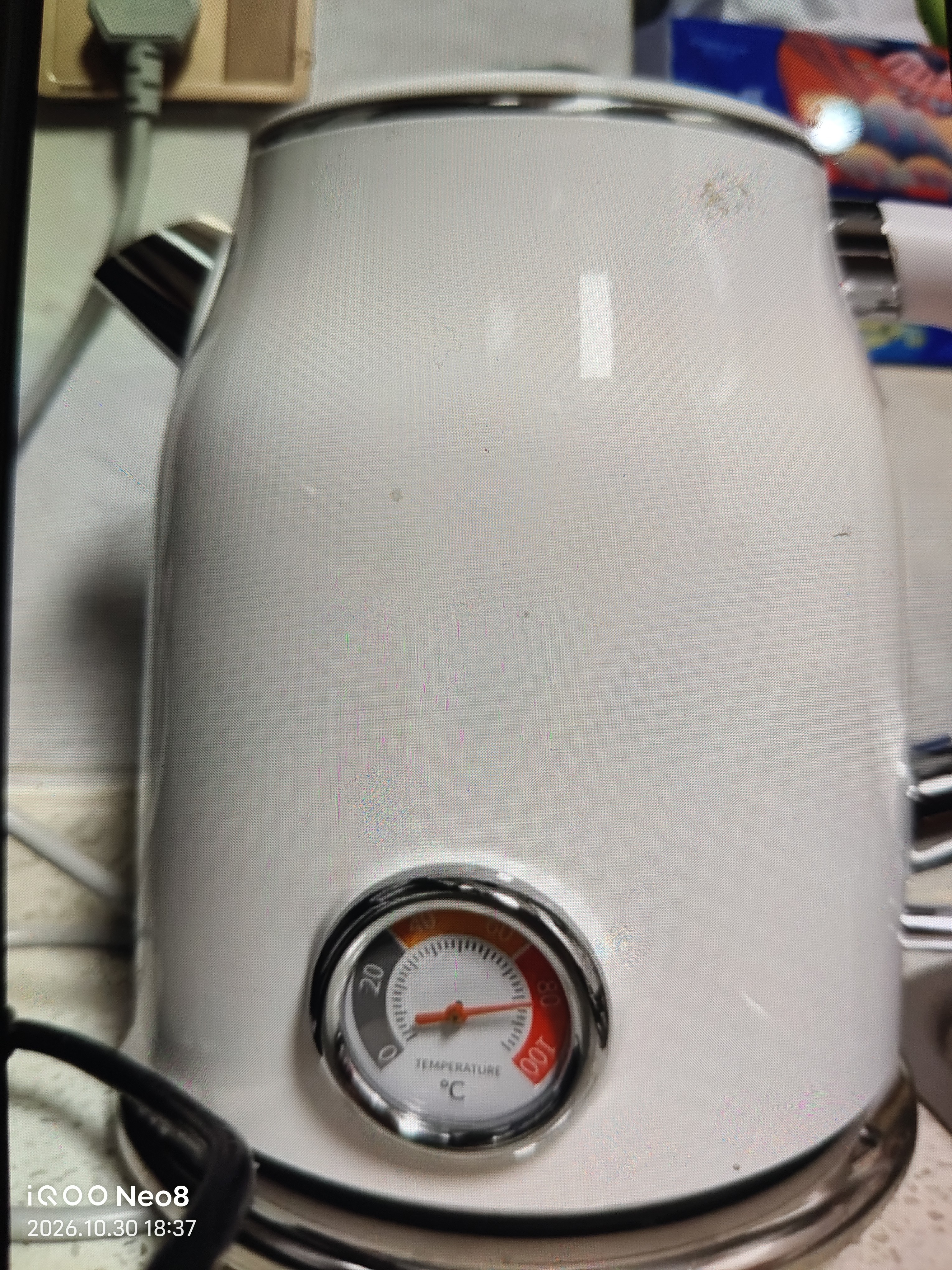 美的（Midea）电热水壶烧水壶家用1.7L大容量316L母婴级不锈钢电水壶进口控温4MK-SH61-Q 实拍图
