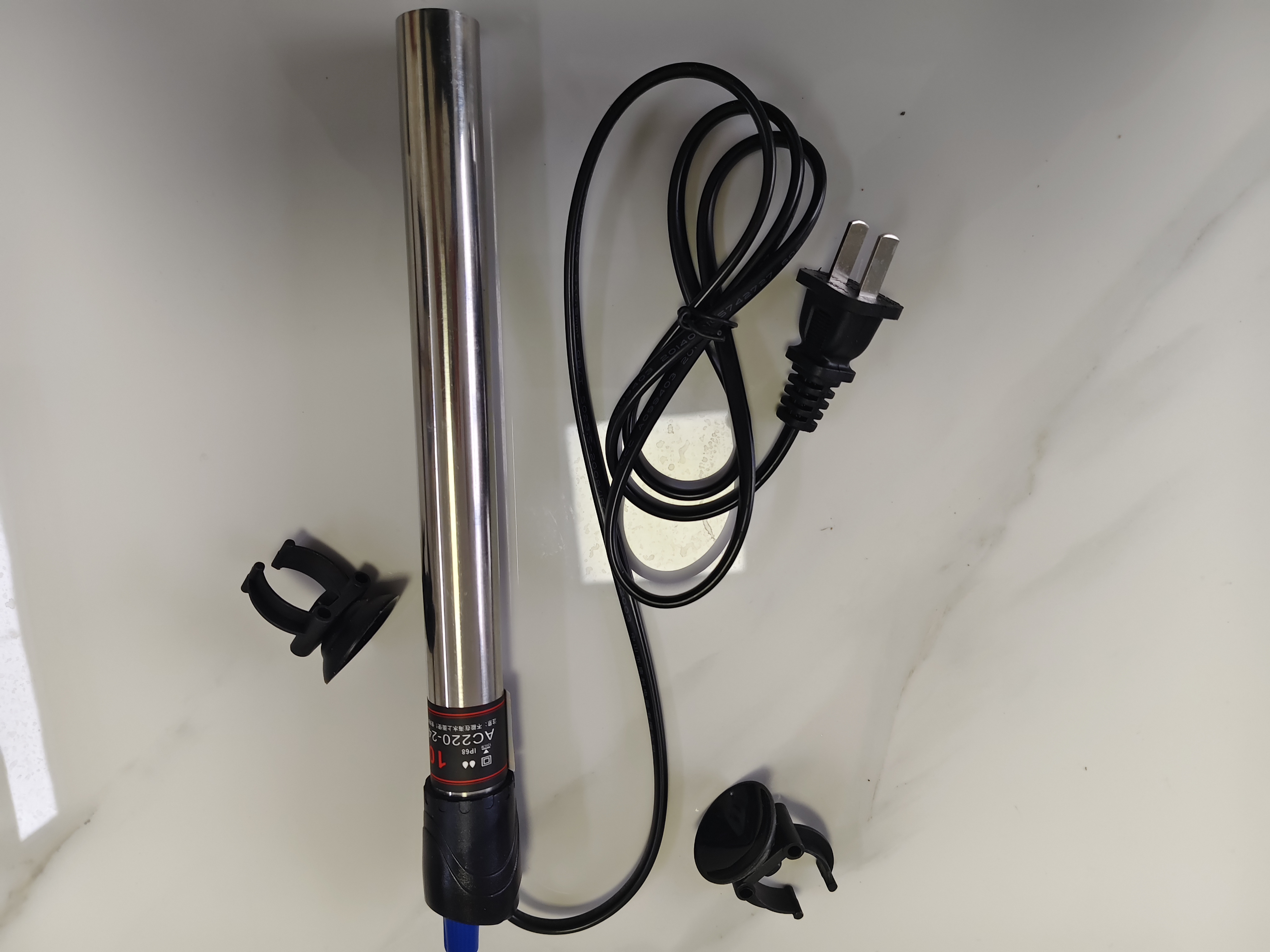 日胜（RS）鱼缸加热棒不锈钢款100W 自动恒温精准温控 水族箱加热器 实拍图