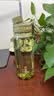 希乐（cille）塑料水杯大容量夏季男女学生运动便携tritan茶水分离杯子860ml 实拍图