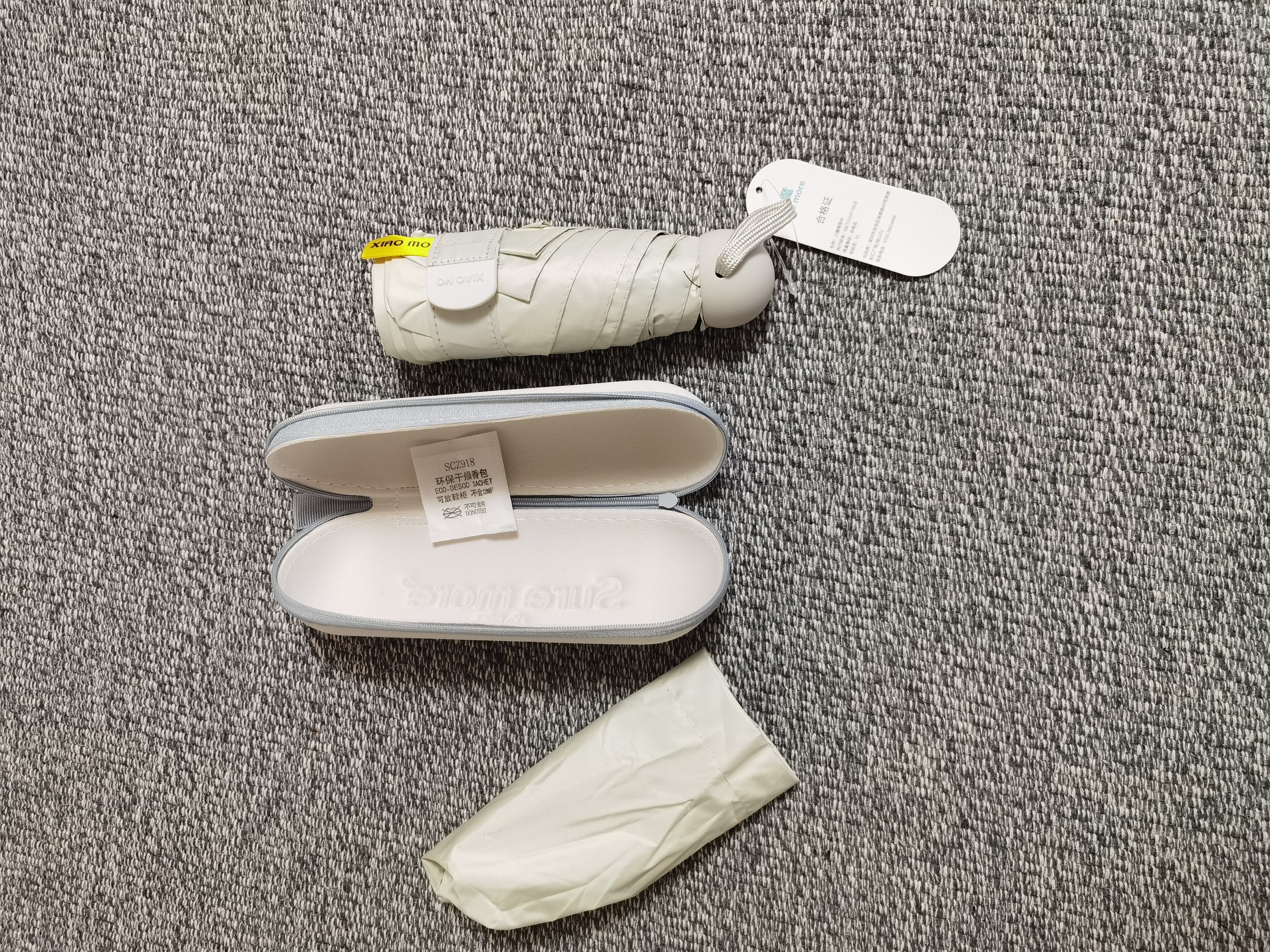 小魔遮阳晴雨伞五折防晒防紫外线太阳伞迷你便携小巧折叠伞遮阳伞 实拍图