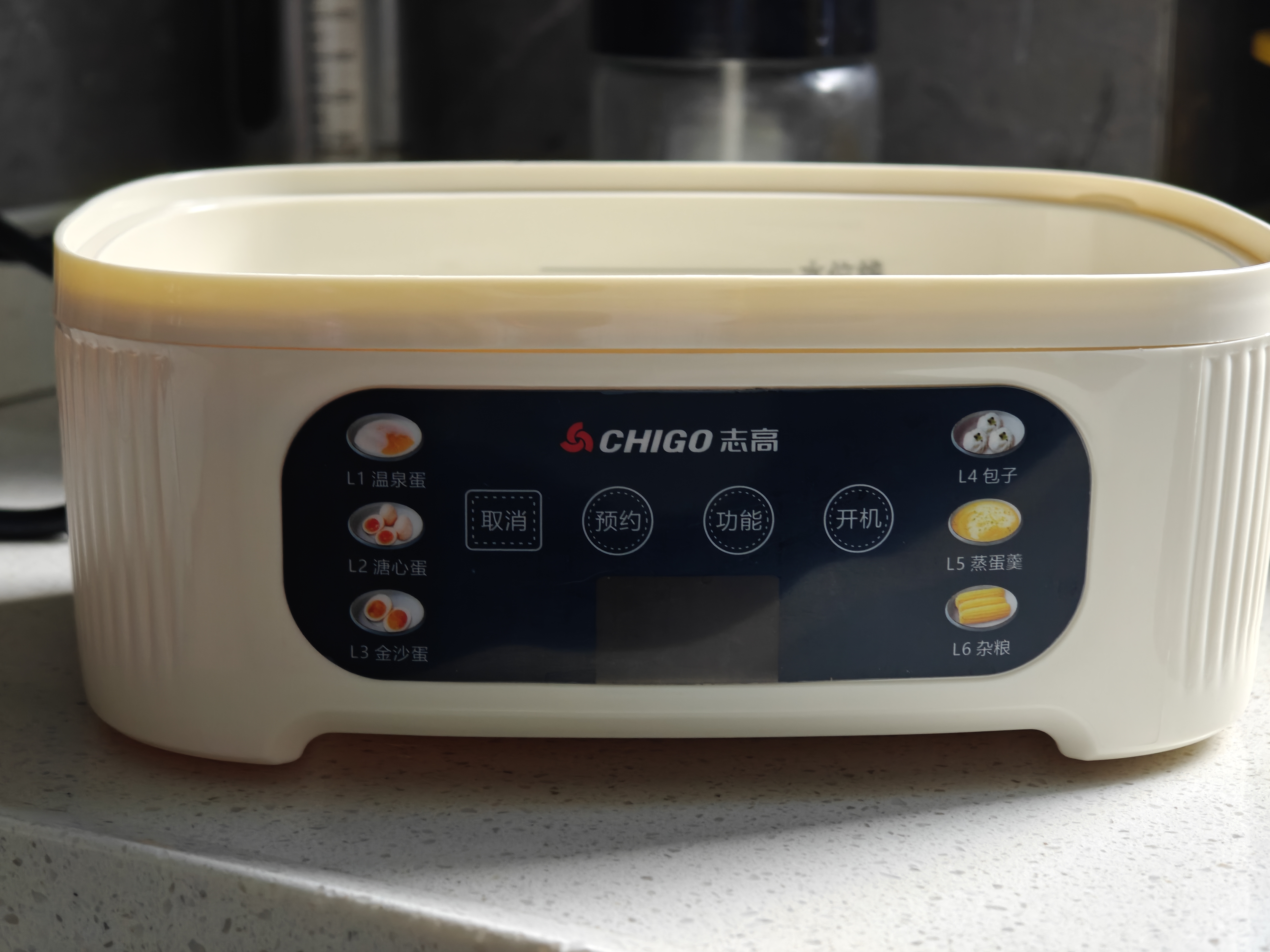 志高（CHIGO）煮蛋器 蒸蛋器 智能电蒸锅小型2-3人用自动断电 可预约定时家用多功能早餐机煮鸡蛋神器ZNZDQ058 实拍图