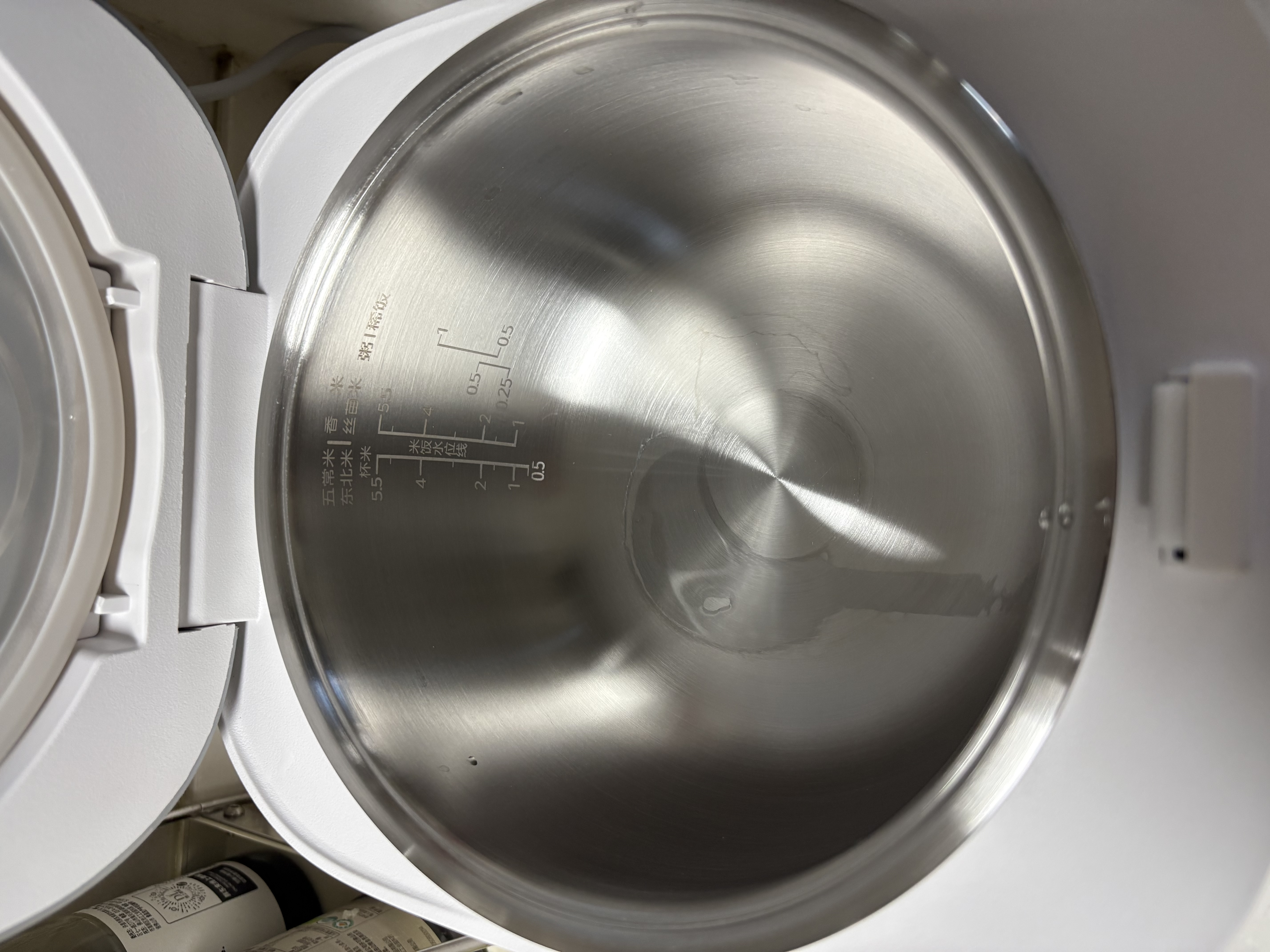 美的（Midea）小碧玉MAX电饭煲家用小型2-3-4人0涂层电饭锅3升316L不锈钢内胆多功能无涂层低糖沥米饭RE362LS 实拍图