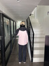 波司登（BOSIDENG）【反季】冲锋衣鹅绒羽绒服女款90绒三合一防风防雨透气显瘦外套 苏梅粉 黑色161A XS 155/80A 实拍图