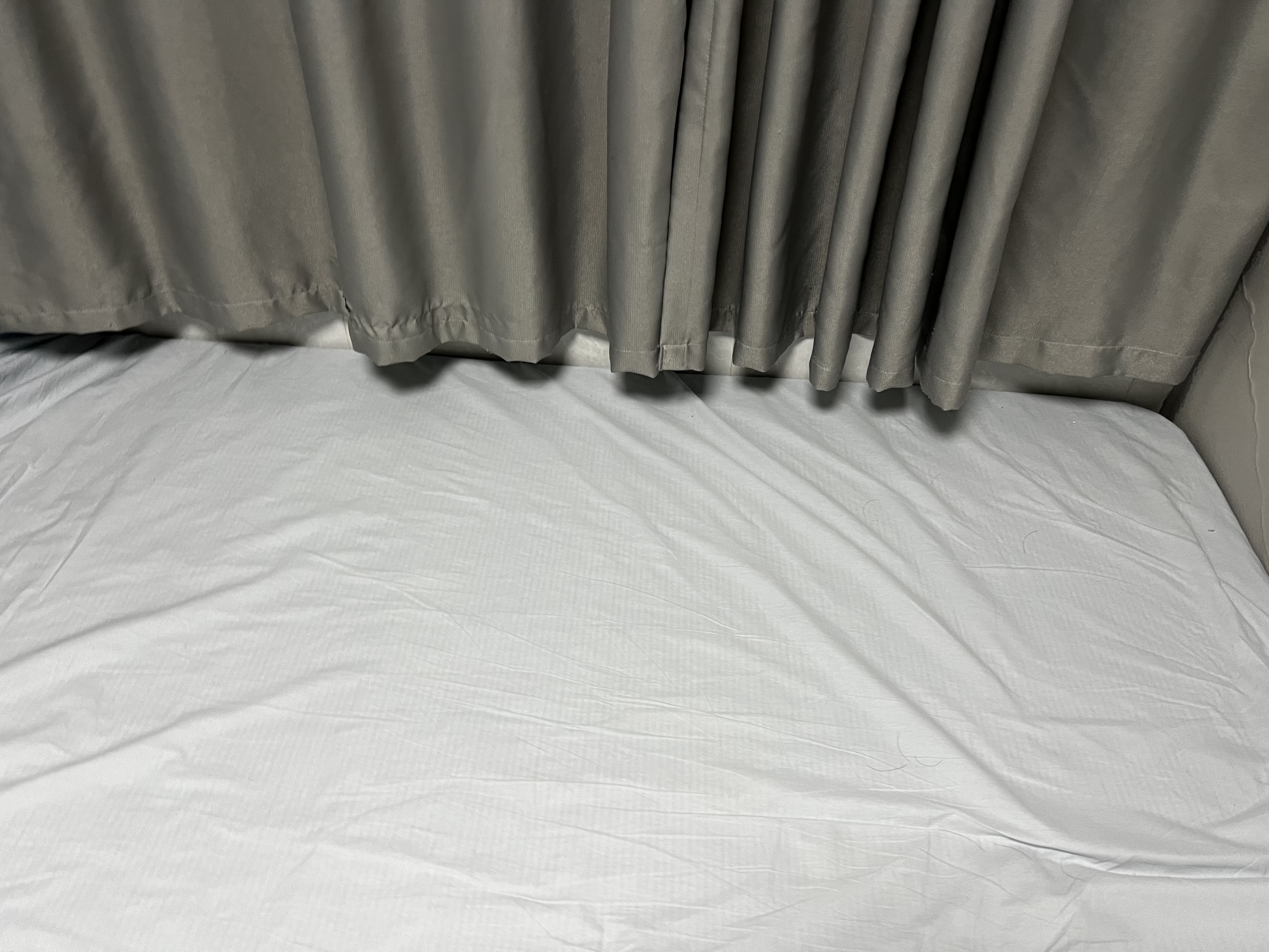无印良品家纺A类全棉床单单件 被单双人纯棉床罩 艾利蓝230*245cm 实拍图