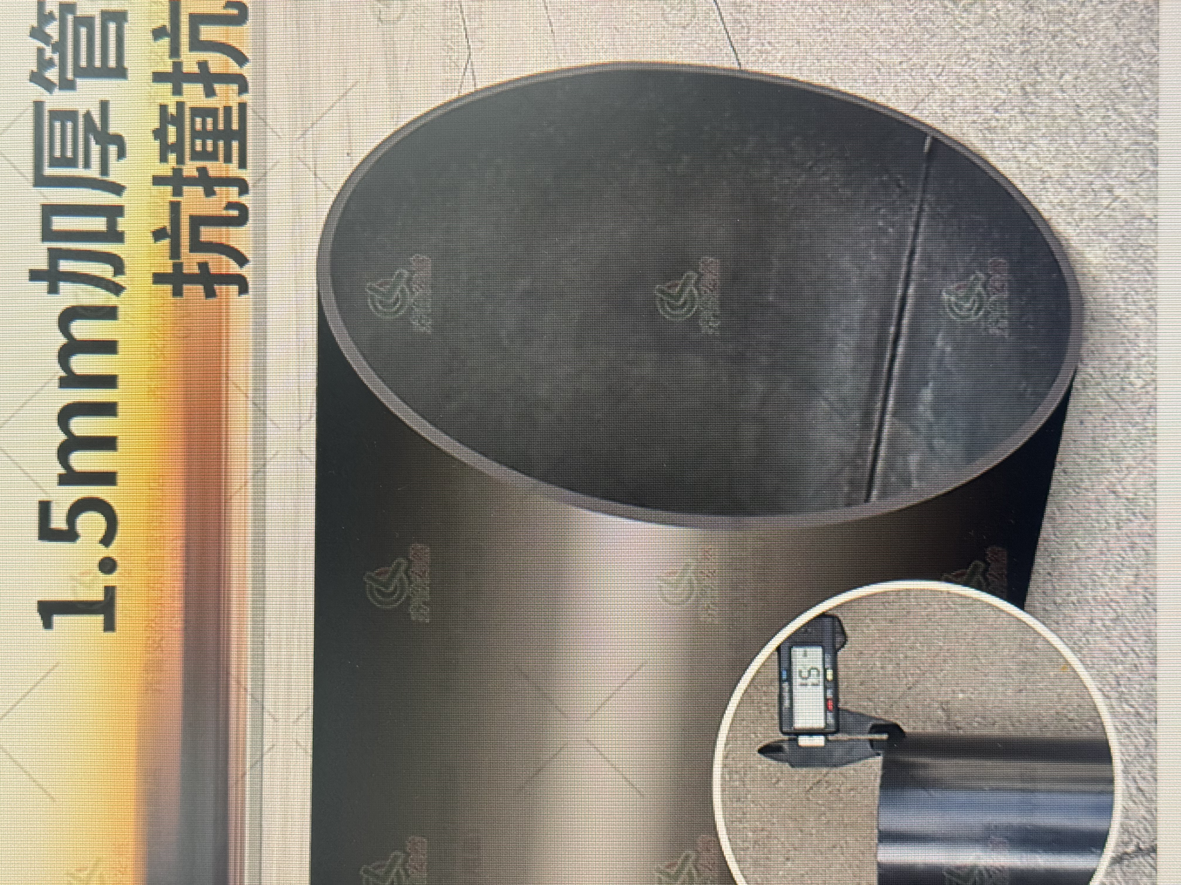 齐鲁安然 钢管警示柱75cm隔离路桩挡车柱路障防撞柱晶格反光柱 活动+螺丝 实拍图