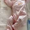 贝瑞加（Babyprints）婴儿连体衣2件装宝宝衣服四季内衣纯棉爬服薄款哈衣家居睡衣 粉59 实拍图