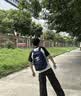 adidas休闲日常通勤运动双肩背包学生书包开学男女阿迪达斯三叶草   深靛蓝   NS(均码) 实拍图