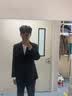 海澜之家西服套装男春秋新轻商务经典系列西装套装 黑色02【西服+西裤】 L 175/96B推荐138~150斤 实拍图