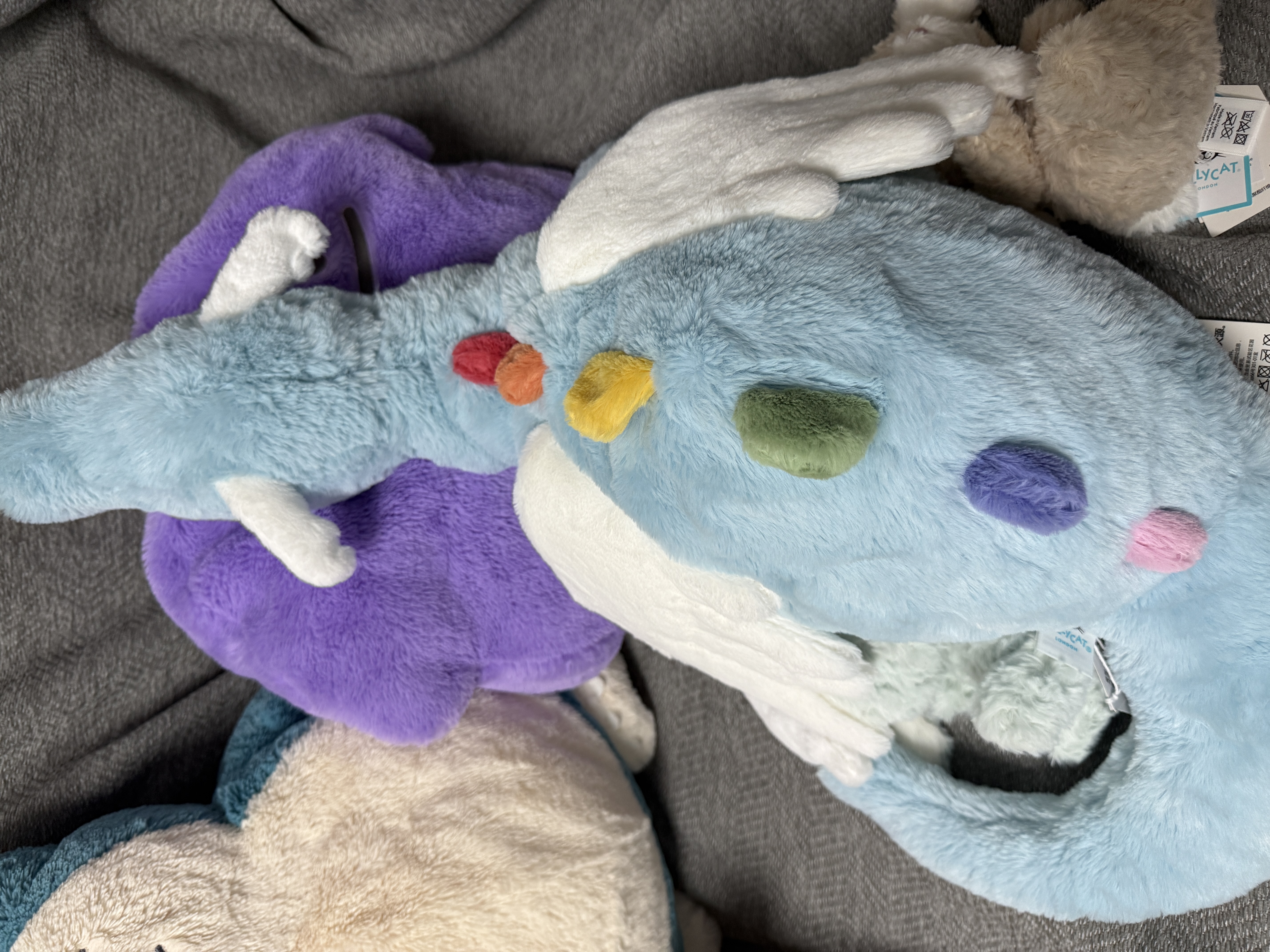 Jellycat天空龙动物毛绒玩具玩偶柔软陪伴娃娃送礼生日新婚礼物 天空龙 Huge 实拍图
