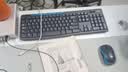 罗技（Logitech）MK275 键鼠套装 无线键鼠套装 办公键鼠套装 全尺寸 商务键鼠套装 带无线2.4G接收器 黑蓝色 实拍图