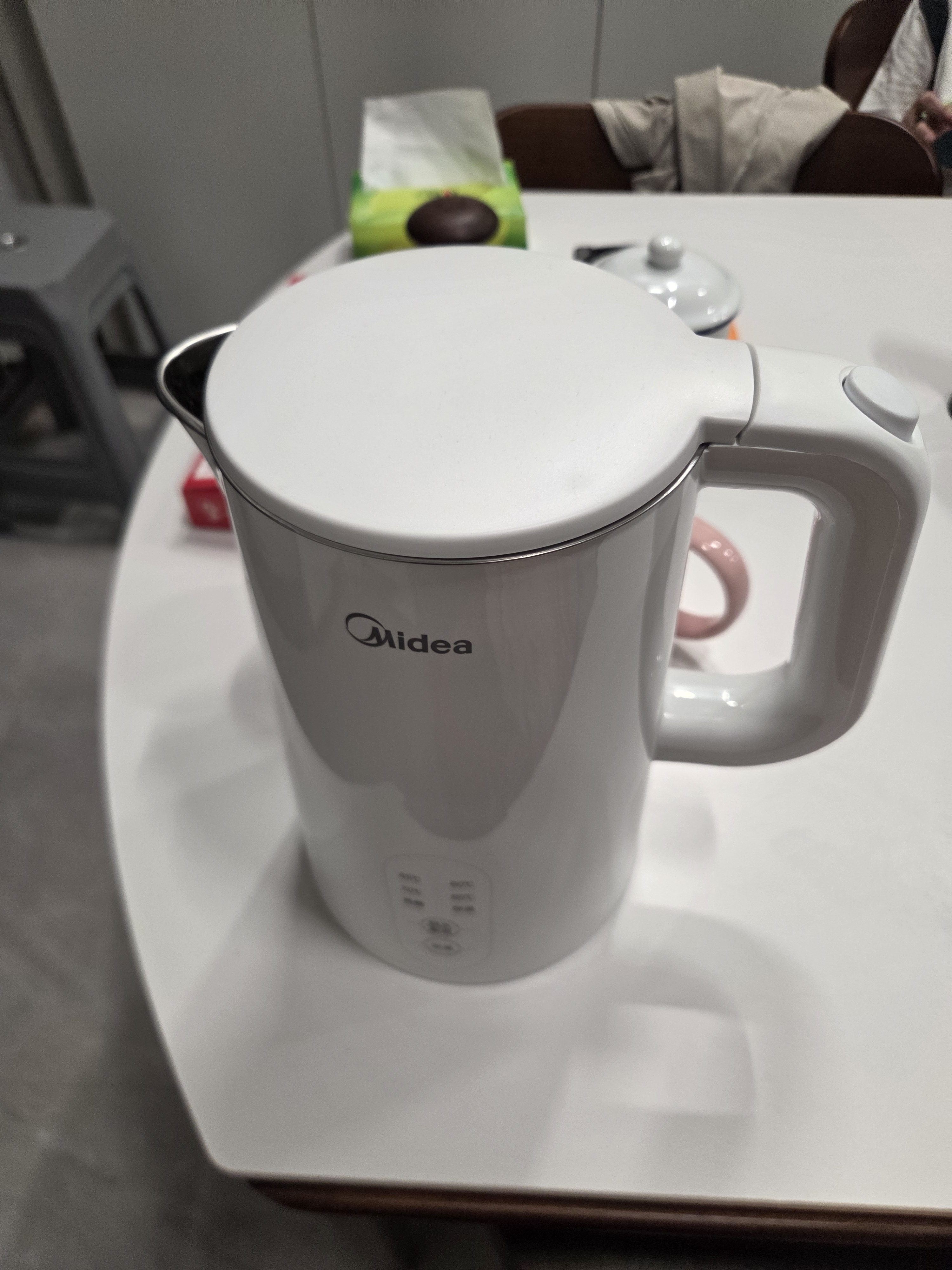 美的（Midea）电热水壶烧水壶养生自动断电保温一体316L母婴级不锈钢 1.5L容量恒温水壶调奶器15X301-PRO 实拍图
