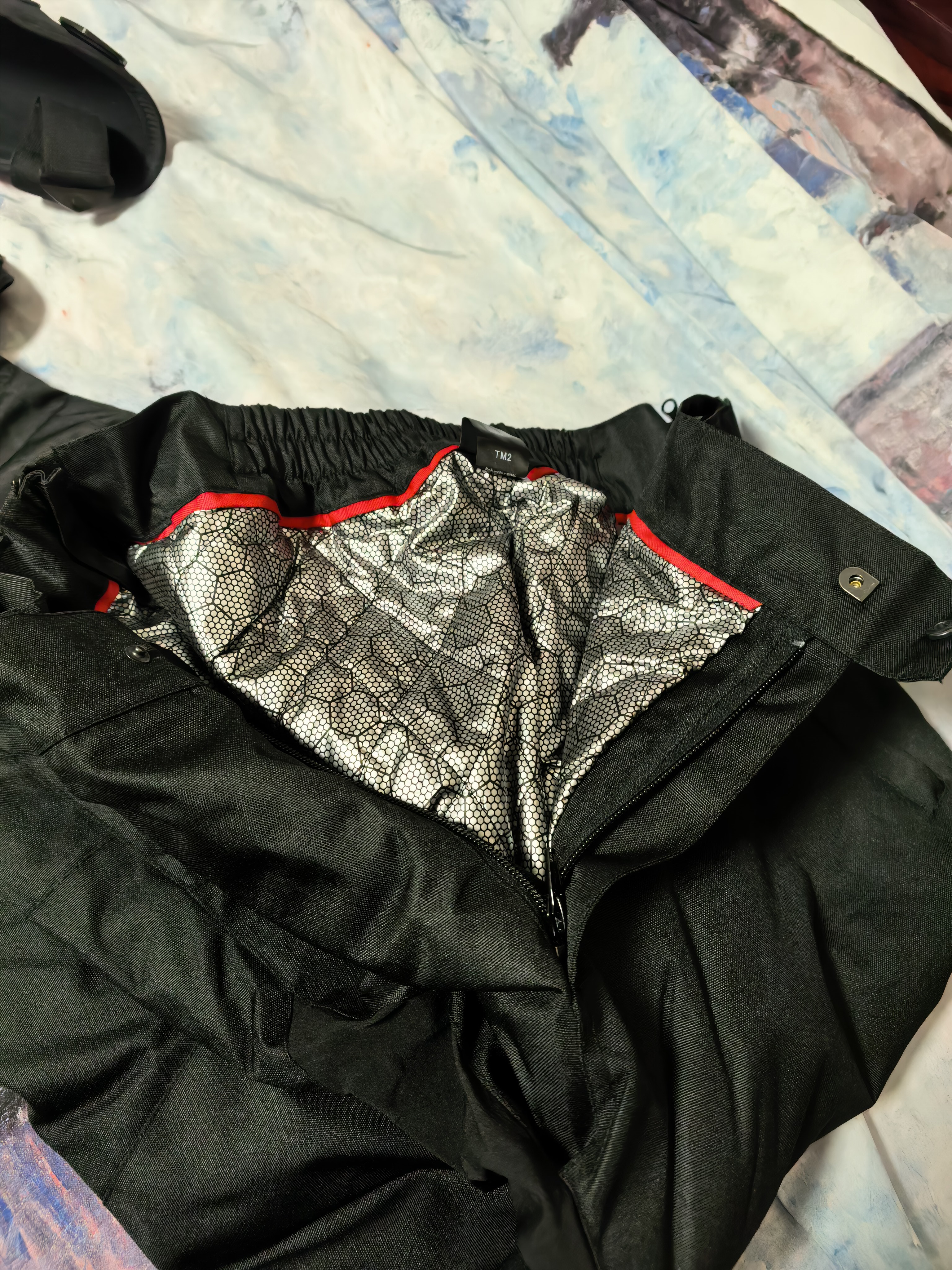 摩多狼（MOTOWOLF）摩托车速脱骑行裤机车防摔冬季保暖防风速脱裤挡风裤防寒快拆裤 实拍图