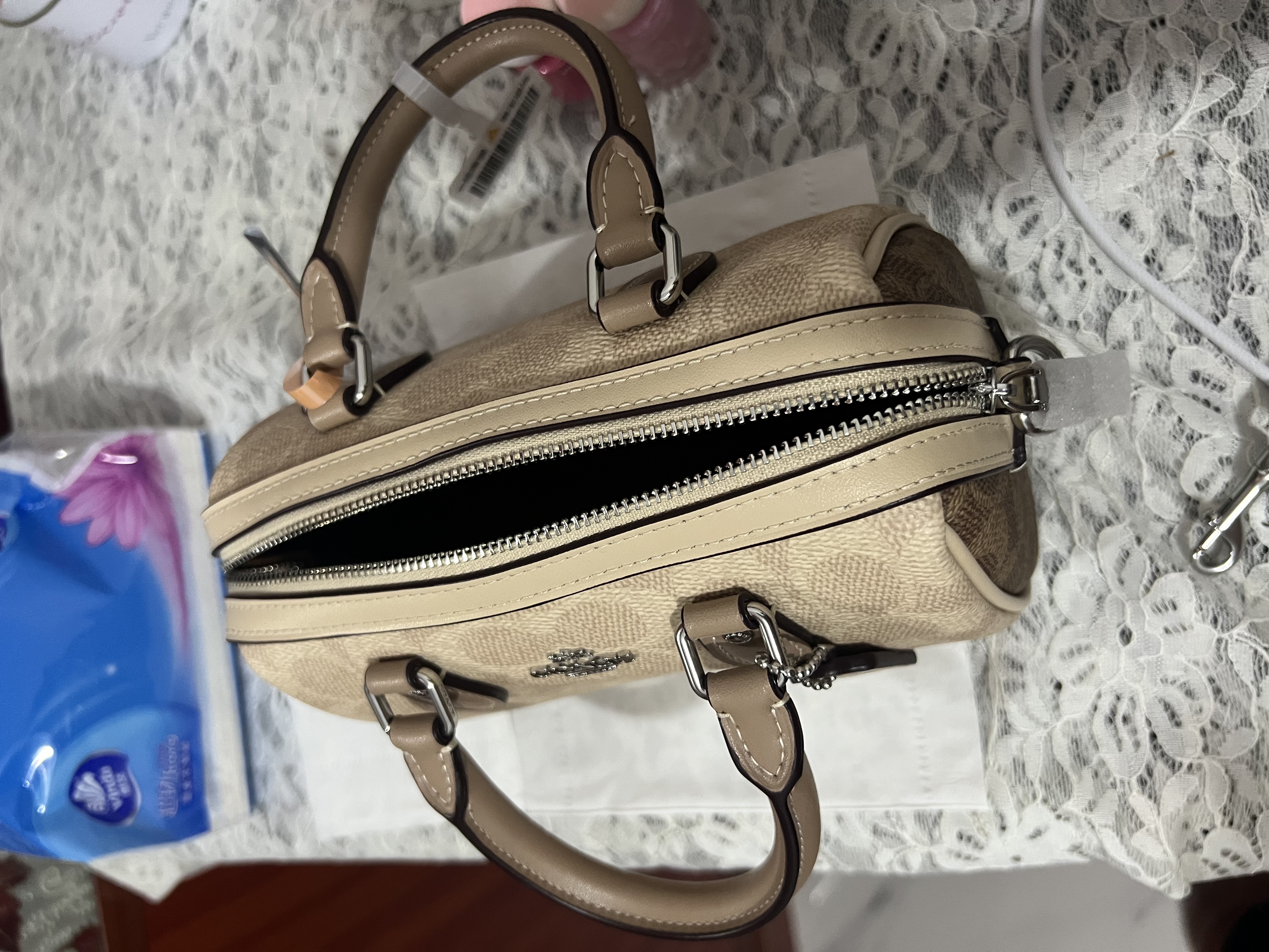 蔻驰（COACH）奢侈品女包波士顿单肩斜挎手提包CW330SVXCU生日礼物 实拍图