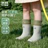 Kocotreekk树儿童雨鞋防滑轻便男女孩长筒靴宝宝雨靴小学生上学专用水鞋 实拍图