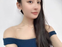 Amber Lollipop绿松石贝母耳钉女士小众感耳环耳坠轻奢生日纪念日礼物送女友老婆 绿色-Oil Frame 晒单实拍图