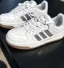 adidas ENTRAP美式校园风运动鞋少年感复古篮球风板鞋阿迪达斯   白色/金属暗银   38 实拍图