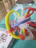 babycare宝宝牙胶磨牙咬胶婴儿玩具曼哈顿球星空手抓球6月+ 杜巴利红 实拍图