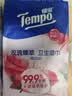 得宝（TEMPO）玫瑰臻萃卫生湿巾 8片*6包 杀菌率99.9% 湿纸巾出行便携 湿巾小包 实拍图