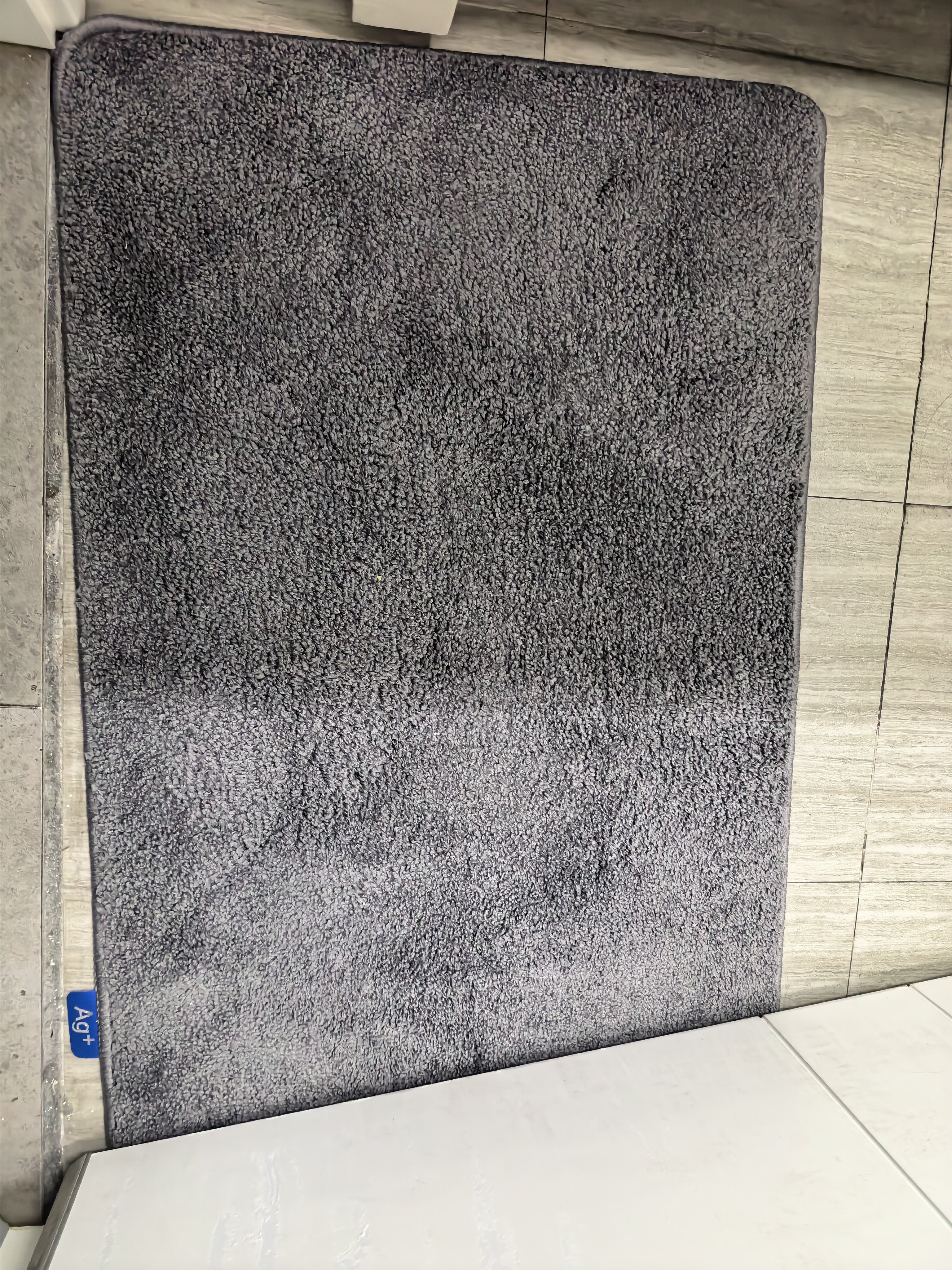 大江Ag+银离子 抗菌浴室地垫卫生间门口吸水垫厕所脚垫纯色50x80cm 实拍图