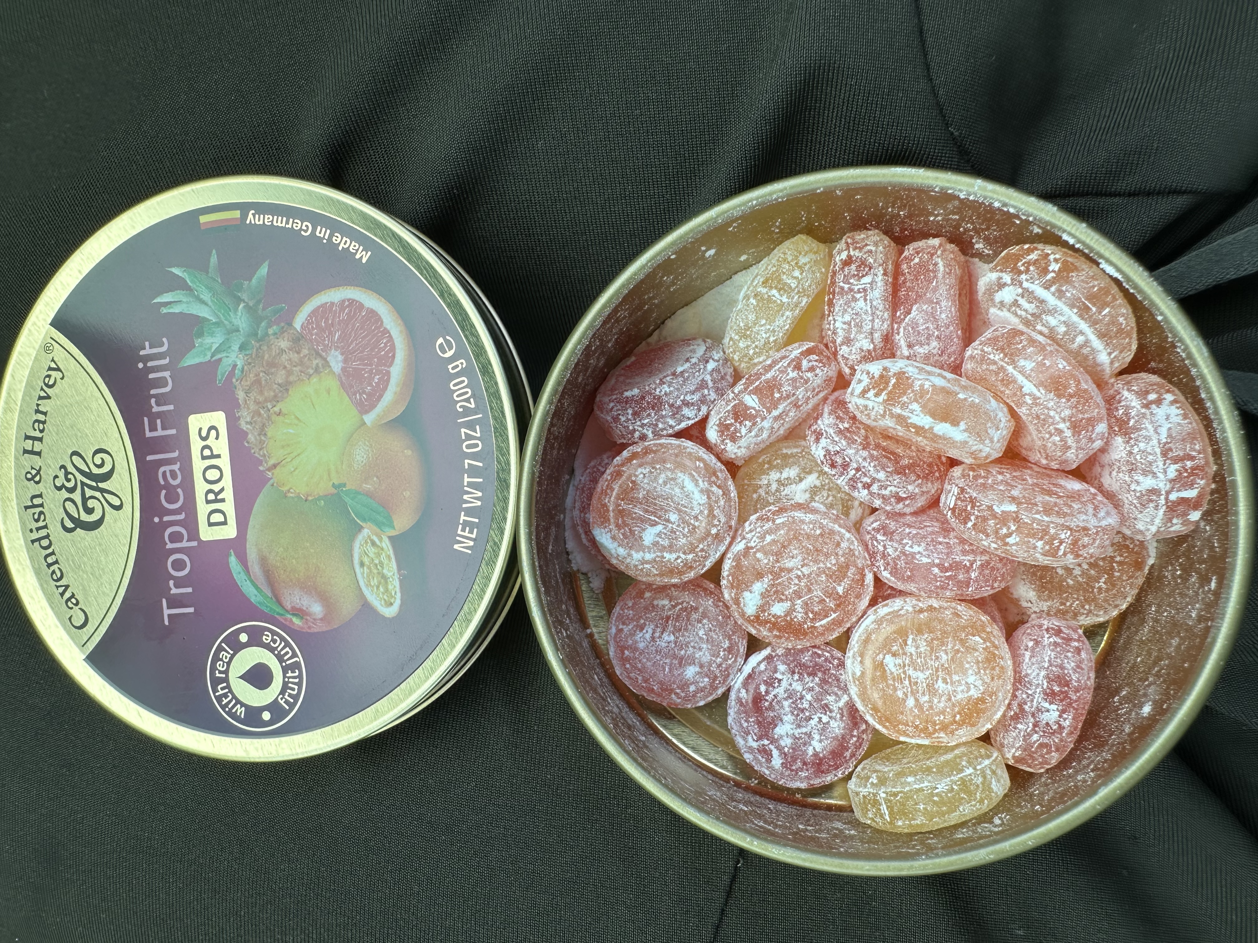嘉云（Cavendish&Harvey）热带杂果味200g 德国进口礼品水果硬糖 铁罐 休闲零食 实拍图