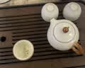 忆壶茶（YIHUTEA）茶盘托盘家用茶台带排水小型沥水储水实木功夫托盘泡茶具竹茶托 【爆款大号】茶盘36.5*24cm 实拍图