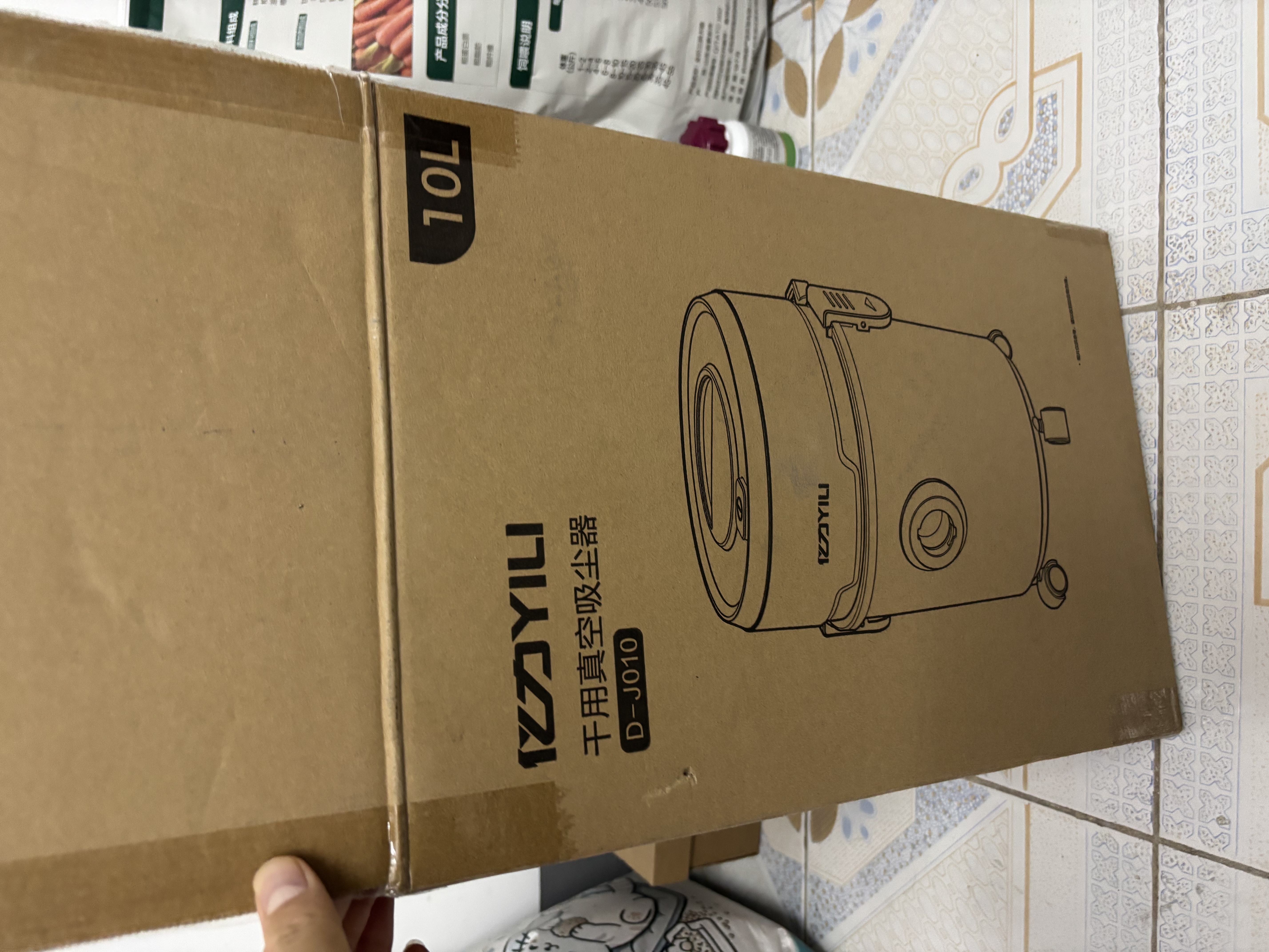 亿力【吸猫毛神器】手持桶式吸尘器拖地强力吹吸一体机工业家庭车用地毯超强大吸力开荒保洁除螨DJ010 实拍图