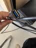 绿联USB3.0延长线 公对母数据连接线 电视电脑主机硬盘U盘鼠标键盘打印机扩展线加长转接线2米 10373 实拍图
