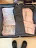 百草园旅行收纳袋行李箱收纳包内衣服衣物分装袋旅游出差10件套粉色 实拍图