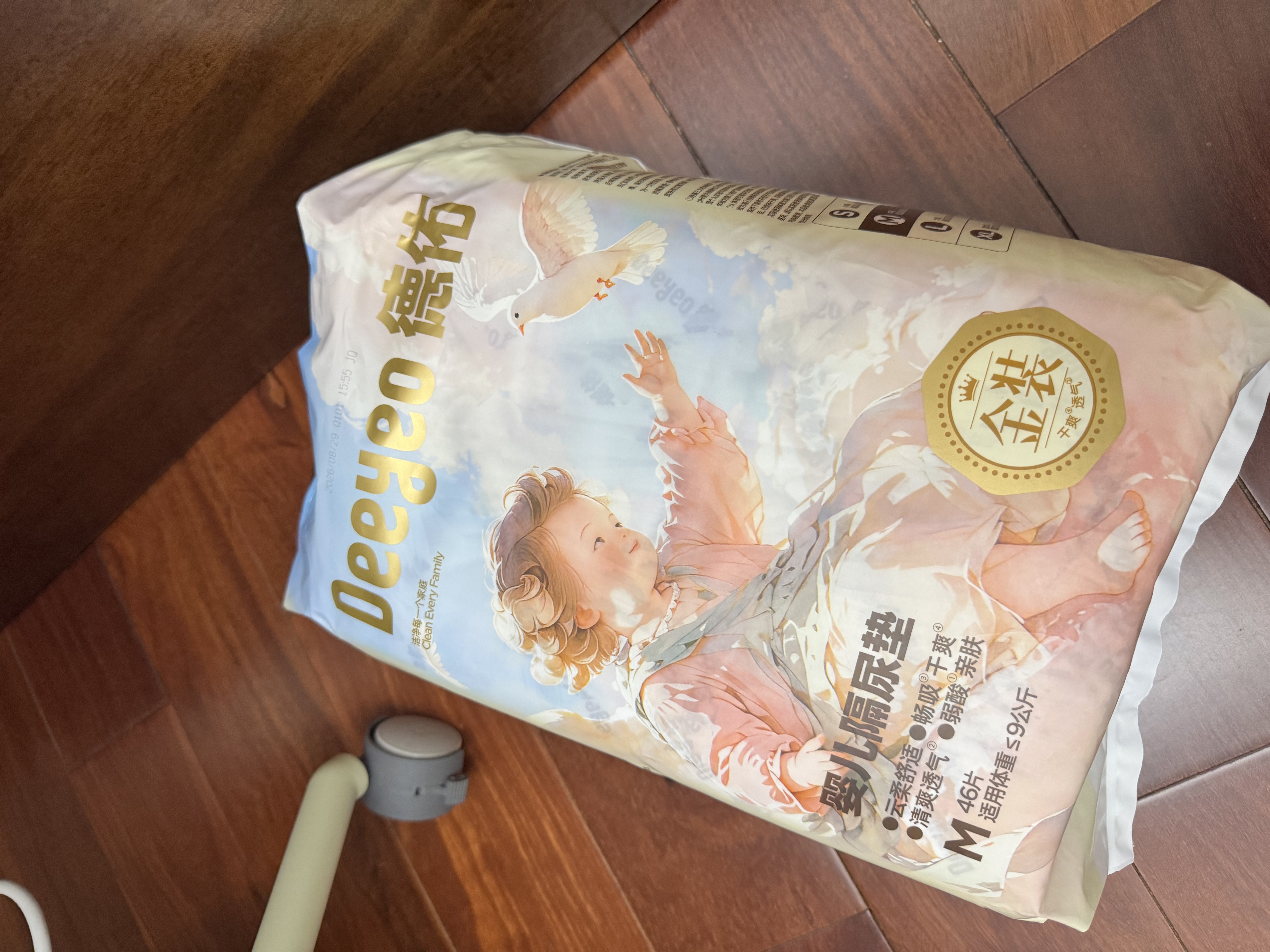 德佑婴儿一次性隔尿垫92片33*45cm护理垫姨妈垫不可洗宝宝尿垫 实拍图