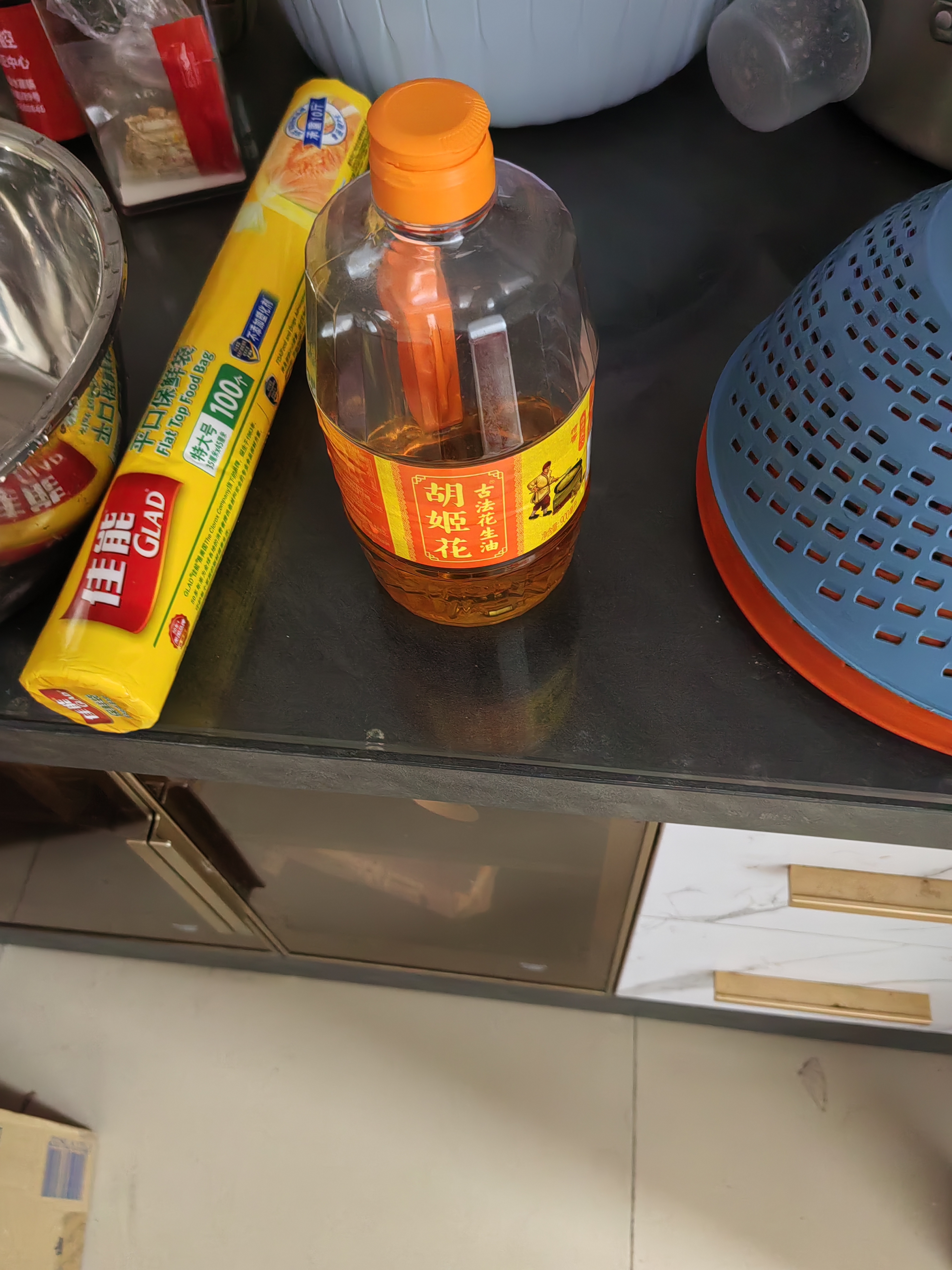 胡姬花 食用油【保真花生油】压榨一级古法花生油900ML(新老包装随机发) 实拍图