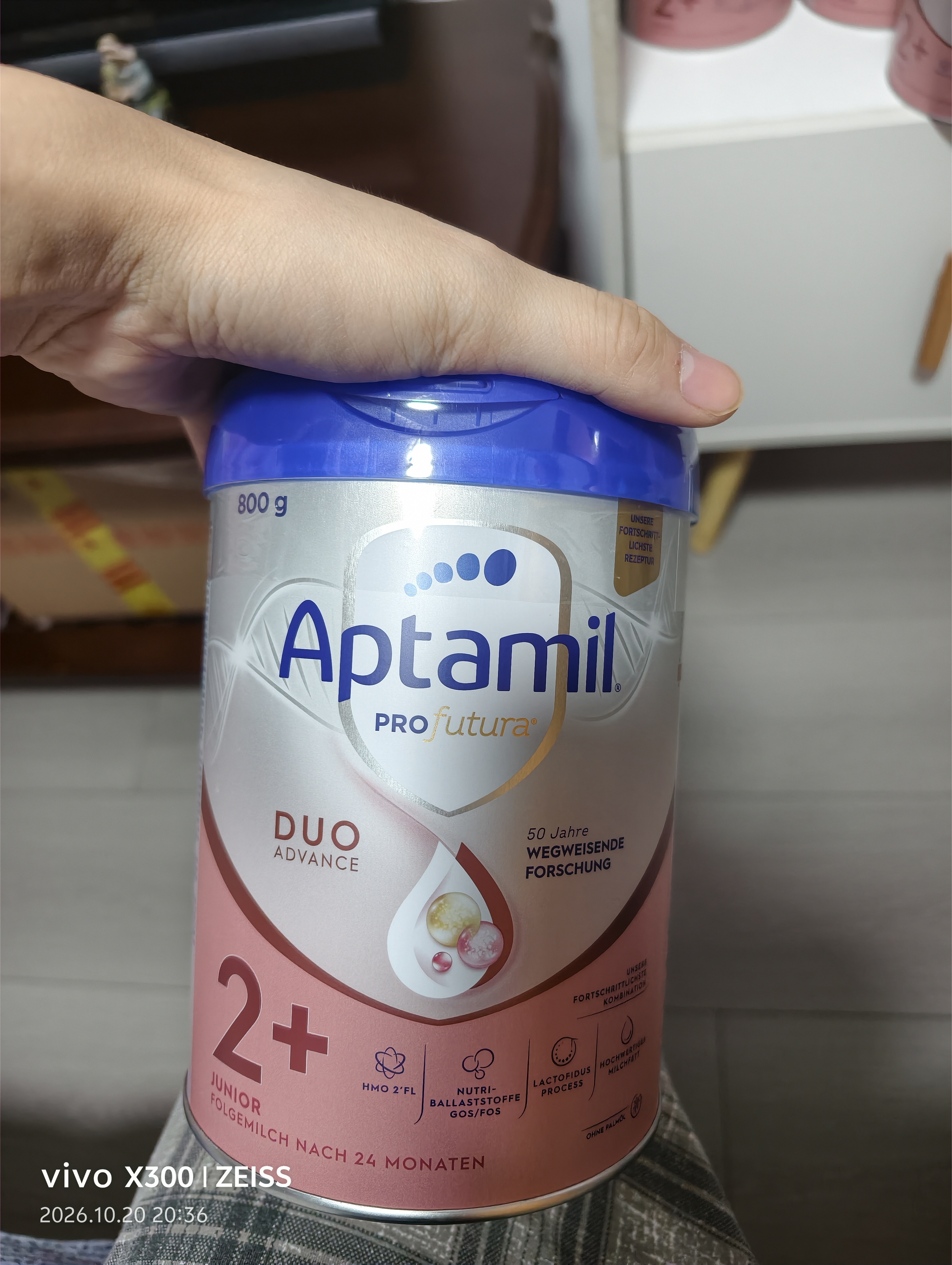 爱他美（Aptamil）德国爱他美白金版HMO婴幼儿奶粉原装进口德爱白金【咨询立减】 2+段6罐 【咨询入群享会员低价】 实拍图