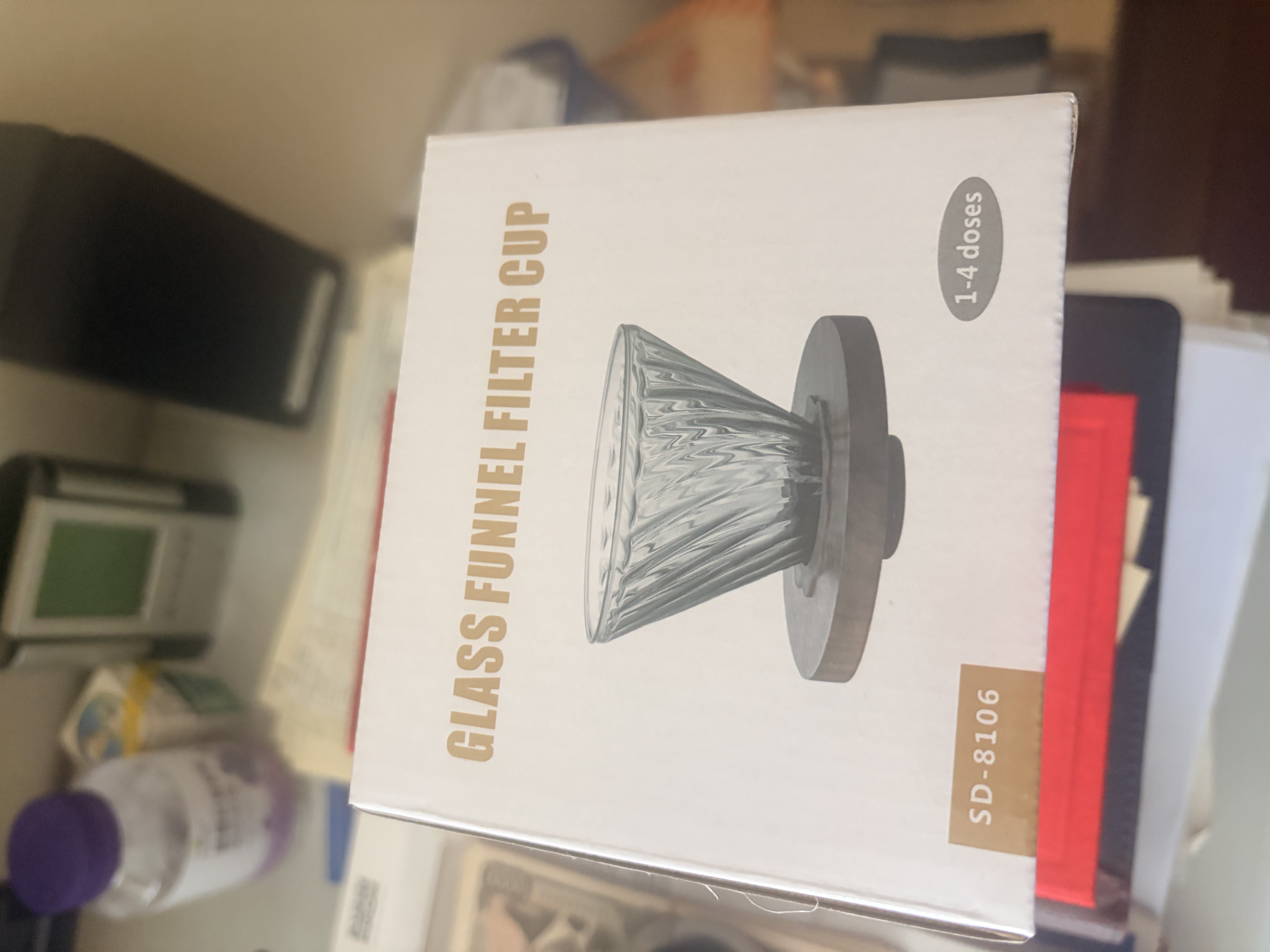 八千行手冲咖啡套装咖啡壶滤杯分享壶过滤冷萃咖啡壶高硼硅玻璃滤杯套装 实拍图