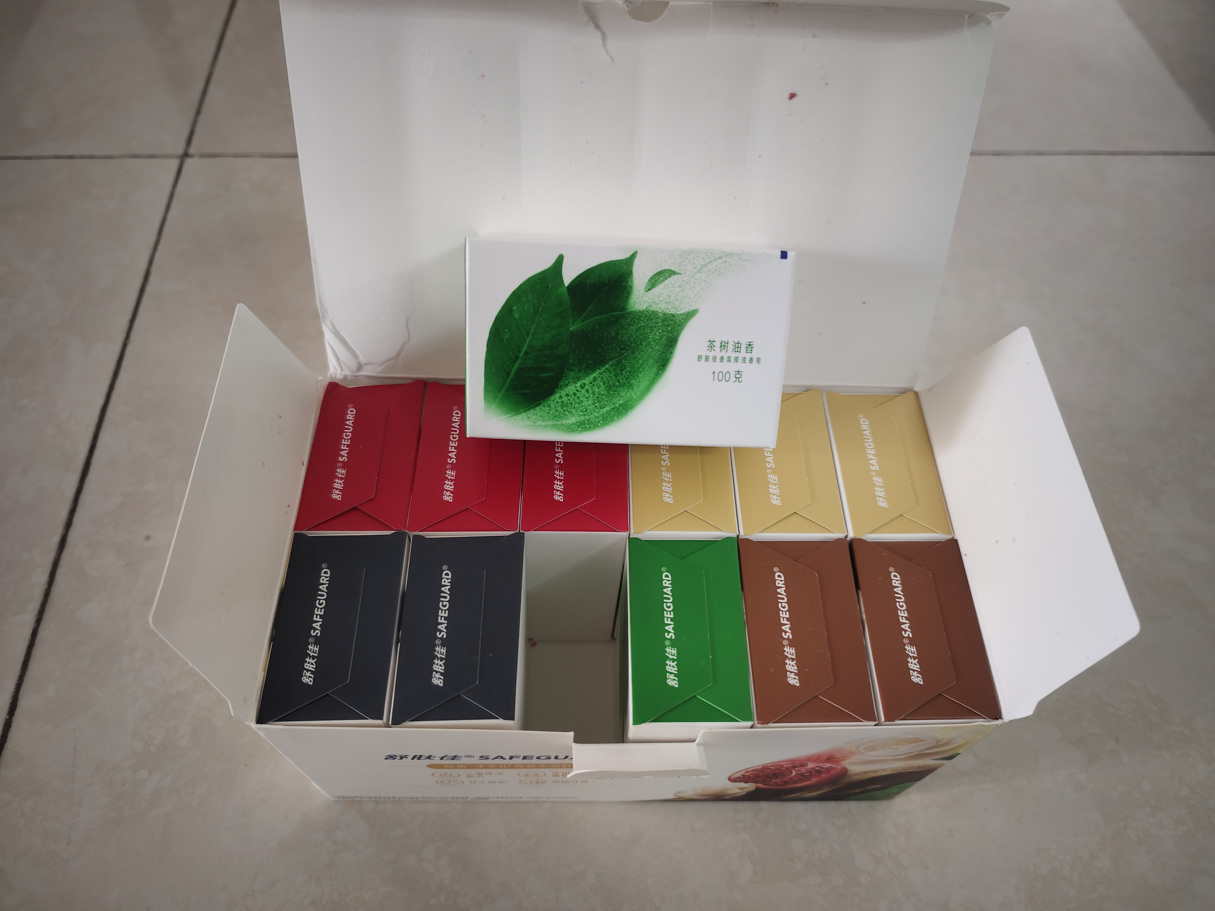 舒肤佳排浊皂12块(红石榴*3+山茶*3+乌木*2+茶树*2+竹炭*2)新旧包装随机 实拍图