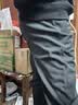 探拓（TECTOP）冲锋裤男加绒保暖防风软壳裤登山徒步裤  男款黑色 M 实拍图