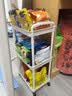 京东物流 落地小推车置物架家用玩具零食办公桌卫生间厨房储物架 白色三层 实拍图
