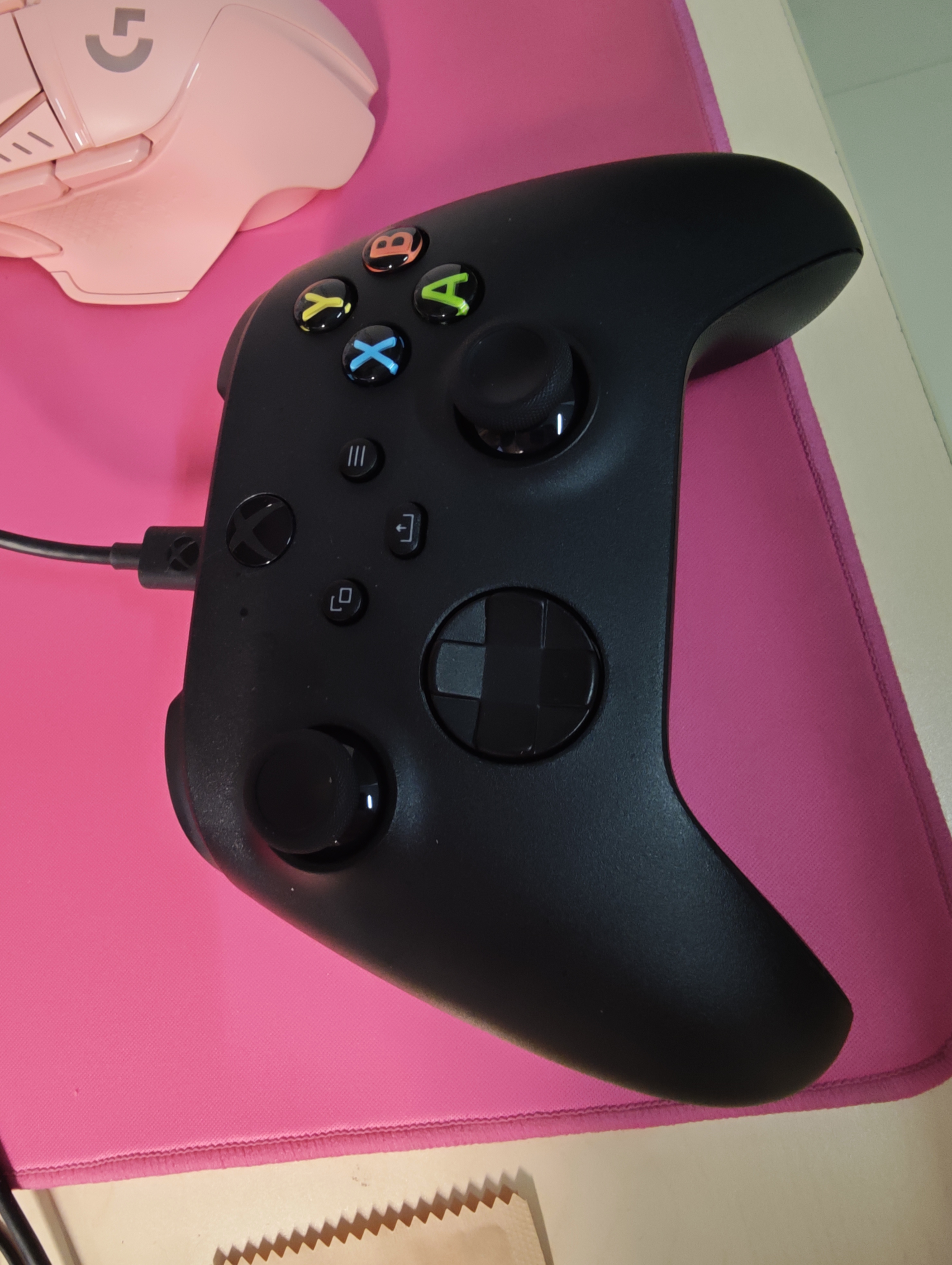微软（Microsoft）XBOX无线游戏手柄 磨砂黑+USB-C线 蓝牙适配XBOX/PC/平板/手机Steam促销 黑神话悟空 影之刃零 实拍图