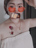 恒源祥 浴巾女成人 可穿浴巾女士抹胸夏季吸水浴裙加大可调节 薄款沐纯套件-粉色 200g 实拍图