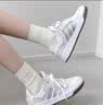 adidas ENTRAP美式校园风运动鞋少年感复古篮球风板鞋阿迪达斯   白色/金属暗银   39 实拍图