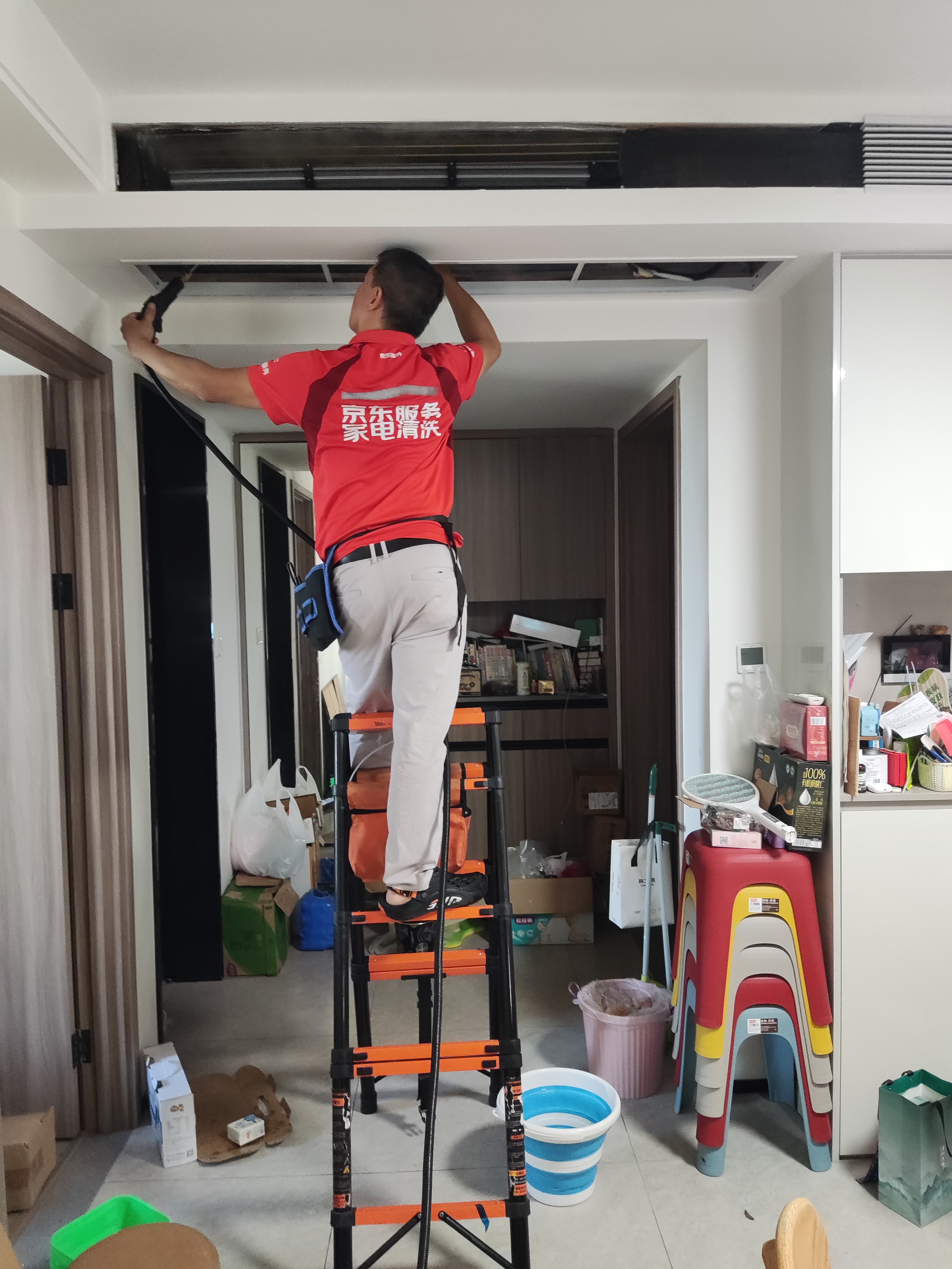京东家政清洗 中央空调1组全拆洗（进+出风口）家电清洗上门服务 实拍图