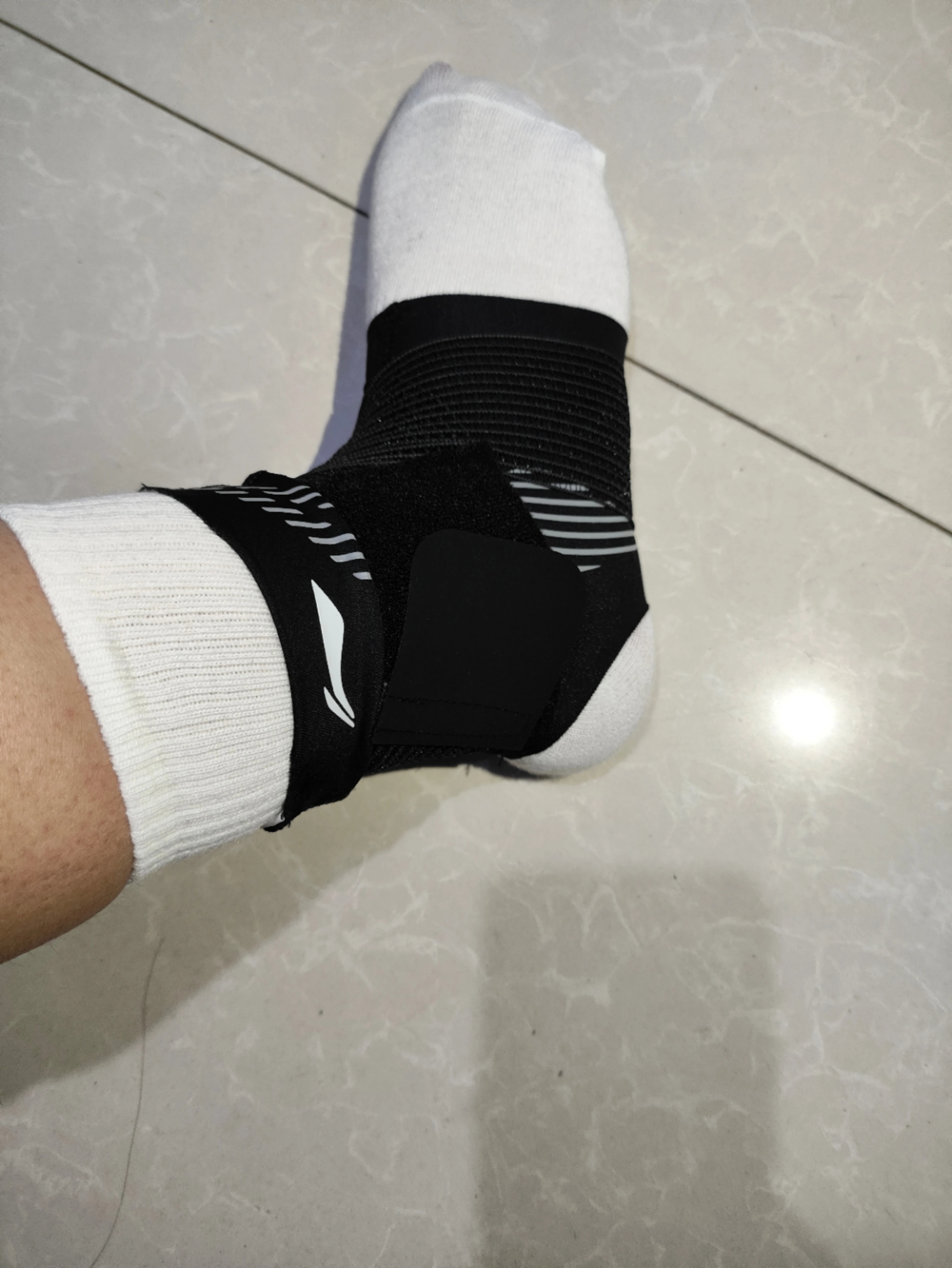 李宁护踝韧带损伤防崴脚康复踝关节支具固定篮球运动男女加压轻薄 实拍图