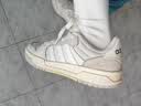 adidas ENTRAP美式校园风运动鞋少年感复古篮球风板鞋阿迪达斯   白色/金属暗银   42.5 实拍图
